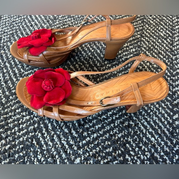 Chie Mihara  Spanish red flowers leather sandals NWT 8,5 (39) - Picture 15 of 15